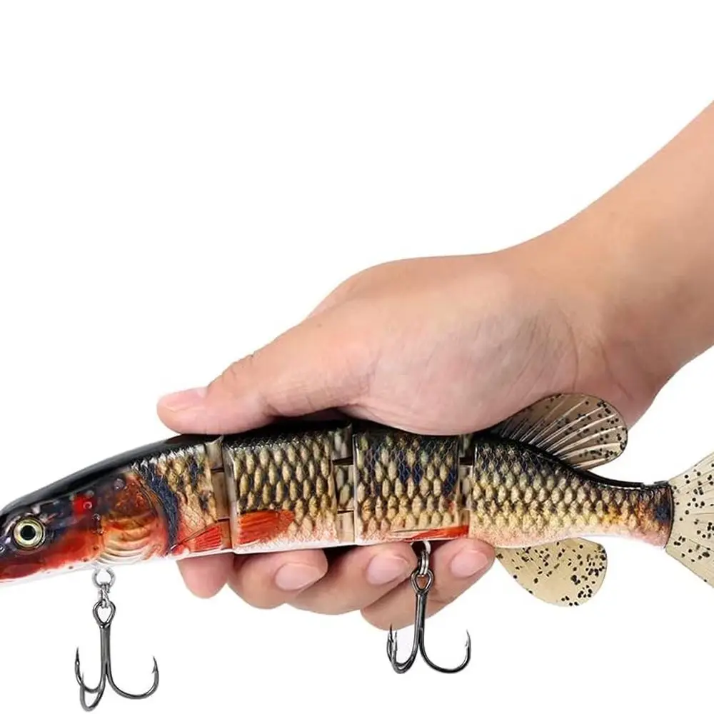 Гигантские многошарнирные приманки для окуня, большие воблеры для плавания с тройными крючками
Гигантские многошарнирные приманки для окуня, большие воблеры для плавания с тройными крючками