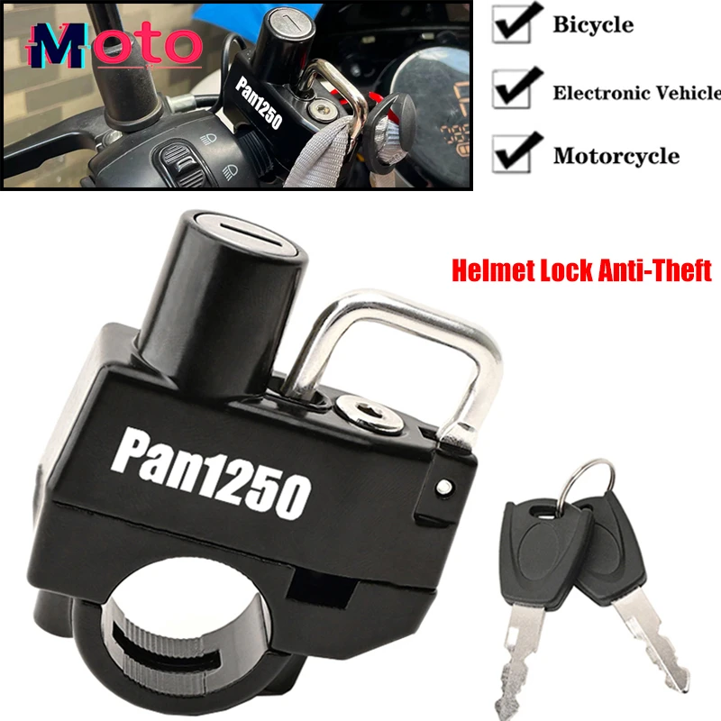 2024 Hot sale For Harley Davidson Pan America 1250 Pan1250 Motorcycle CNC Accessories Aluminium Helmet Lock Anti-Theft Helmet 
2024 Hot sale For Harley Davidson Pan America 1250 Pan1250 Motorcycle CNC Accessories Aluminium Helmet Lock Anti-Theft Helmet