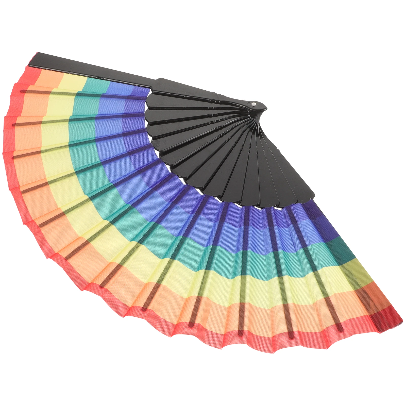 Rainbow Folding Fan Black Horizontal H Fans Dancing Props Decorative Accessories Collapsible Stage Performance Wedding
Rainbow Folding Fan Black Horizontal H Fans Dancing Props Decorative Accessories Collapsible Stage Performance Wedding