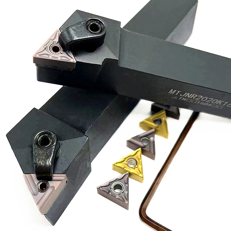 External turning tool holder MTJNR1616H16 MTJNR2020K16 MTJNR2525M16 TNMG160404 TNMG160408 carbide blade metal TNMG turning tool
External turning tool holder MTJNR1616H16 MTJNR2020K16 MTJNR2525M16 TNMG160404 TNMG160408 carbide blade metal TNMG turning tool