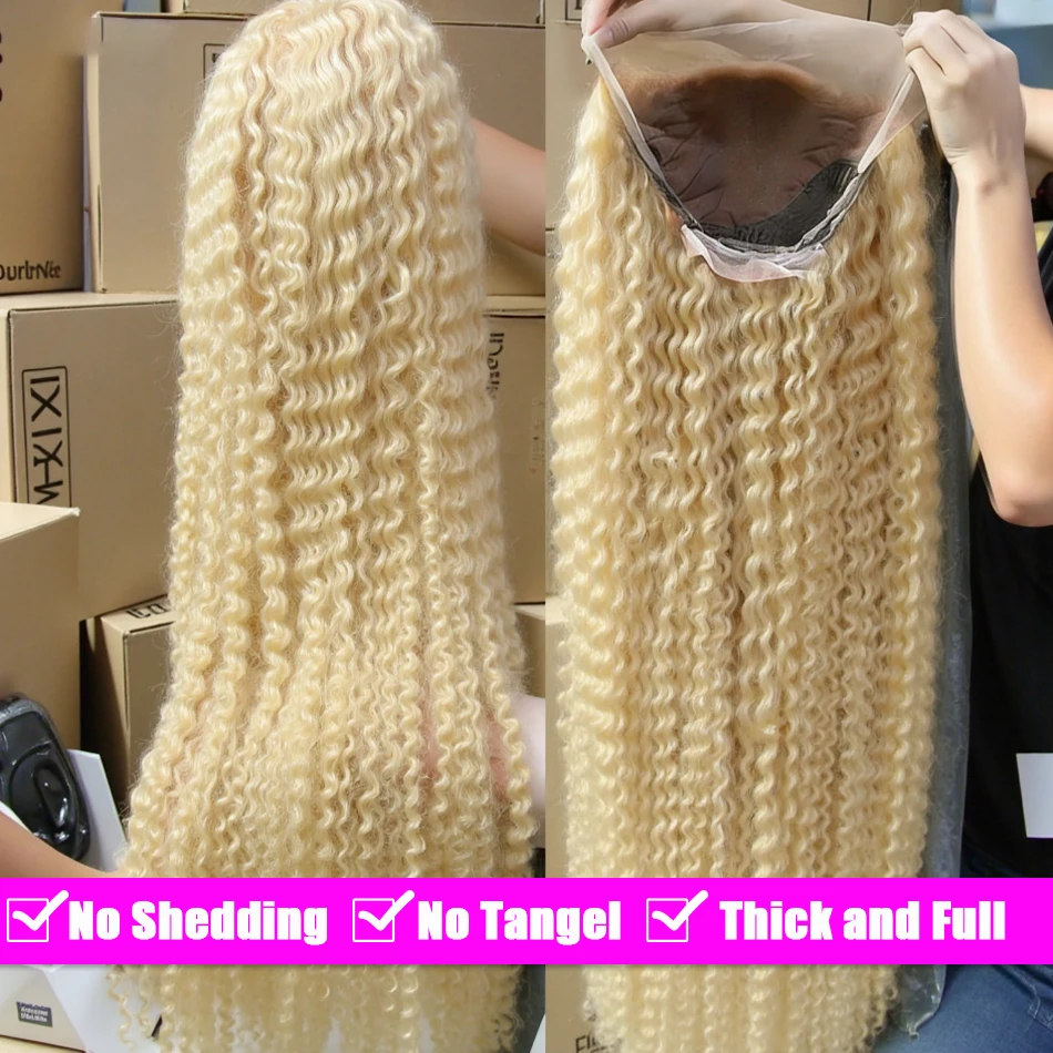 38 Inch 613 Blonde Deep Wave Lace Front Wigs Human Hair Pre Plucked 250% Density Colored 13x4 HD Transparent Lace Frontal Wig Natural Hairline For Women
38 Inch 613 Blonde Deep Wave Lace Front Wigs Human Hair Pre Plucked 250% Density Colored 13x4 HD Transparent Lace Frontal Wig Natural Hairline For Women