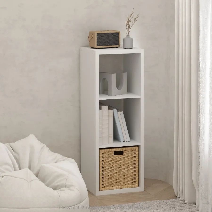 Cubic Open Back Multipurpose Clothing and Closet Storage Organizer Shelf 3-Cube White
Cubic Open Back Multipurpose Clothing and Closet Storage Organizer Shelf 3-Cube White