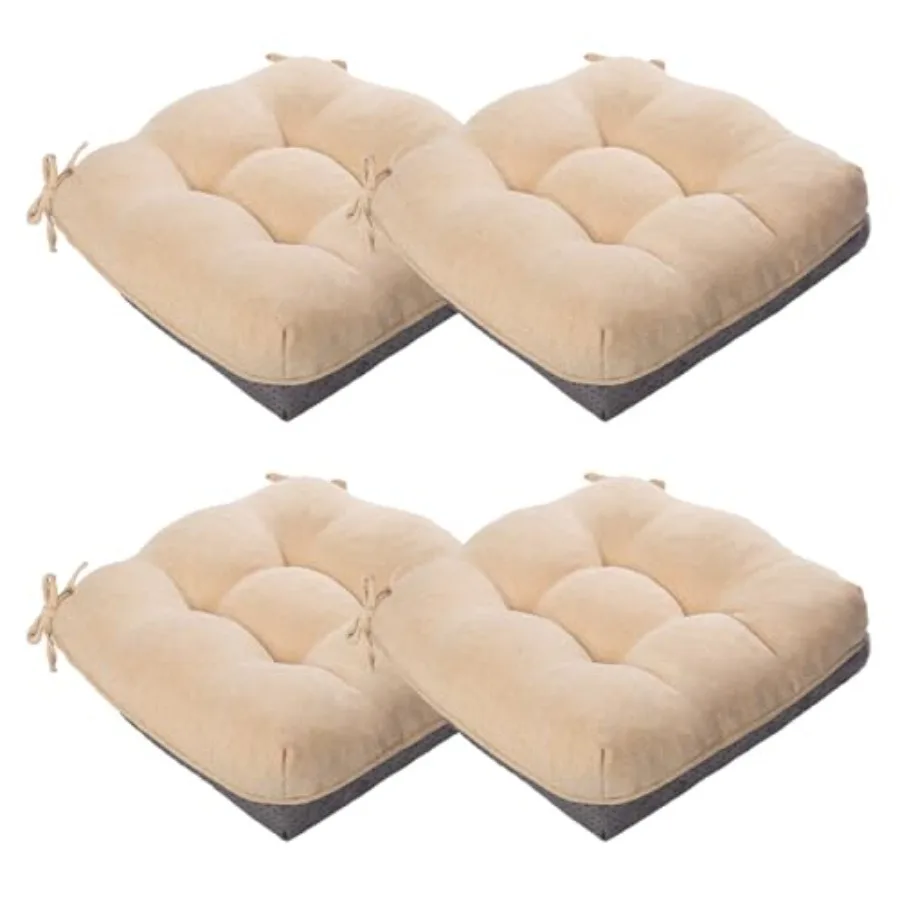Chair Cushions for Dining Chair Shded Memory Foam Kitchen Chair Cushions Set of 4 Non-Slip Thick Dinning Room Chair Pads Seat C
Chair Cushions for Dining Chair Shded Memory Foam Kitchen Chair Cushions Set of 4 Non-Slip Thick Dinning Room Chair Pads Seat C