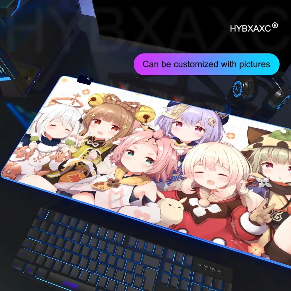 Anime Genshin Impact Mouse Pad RGB Gaming Klee Yaoy Mouse Pad Mat HD Gamer Large LED Light XXL MousePads PC Computer Carpet
Anime Genshin Impact Mouse Pad RGB Gaming Klee Yaoy Mouse Pad Mat HD Gamer Large LED Light XXL MousePads PC Computer Carpet