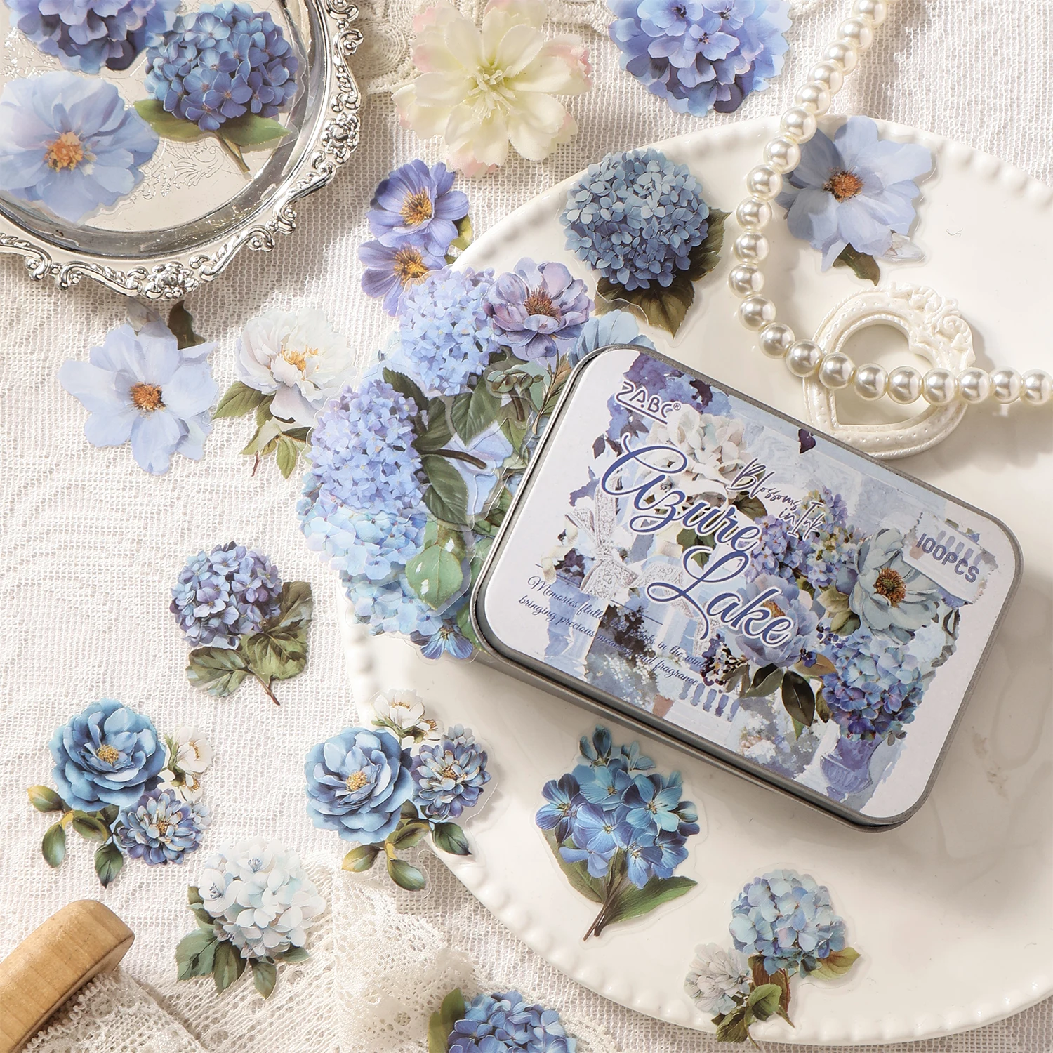 100Pcs Ink Ripples Into Flowers Series PET Stickers Vintage Floral Decals for Journal Diary Scrapbook Phone Case Collage Decor
100Pcs Ink Ripples Into Flowers Series PET Stickers Vintage Floral Decals for Journal Diary Scrapbook Phone Case Collage Decor