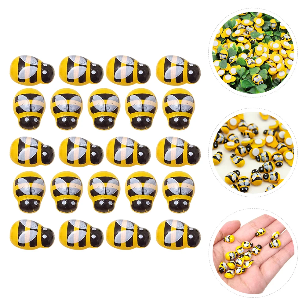 100 Pcs Yellow Bee Flowerpot Ornament Sculpture Patio Decoration Outdoor Toys Sticker Wooden DIY Child Succulent Planters
100 Pcs Yellow Bee Flowerpot Ornament Sculpture Patio Decoration Outdoor Toys Sticker Wooden DIY Child Succulent Planters