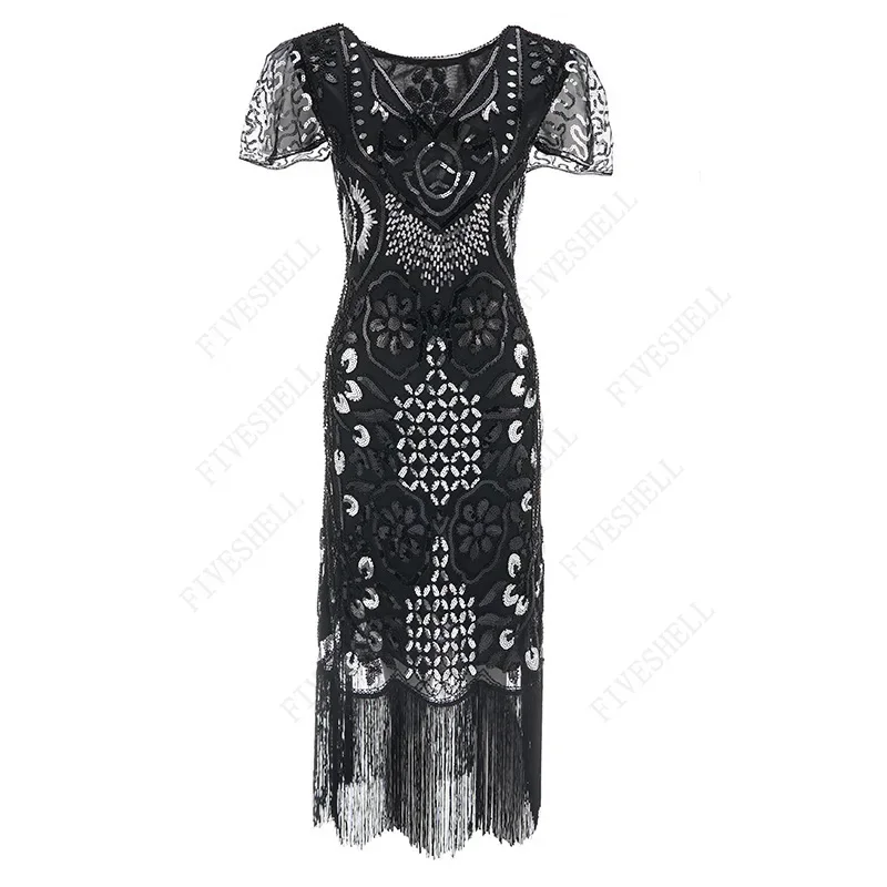 Retro Dress, New High-end Fashion Versatile Sequin Dress, Performance Dress for Women
Retro Dress, New High-end Fashion Versatile Sequin Dress, Performance Dress for Women