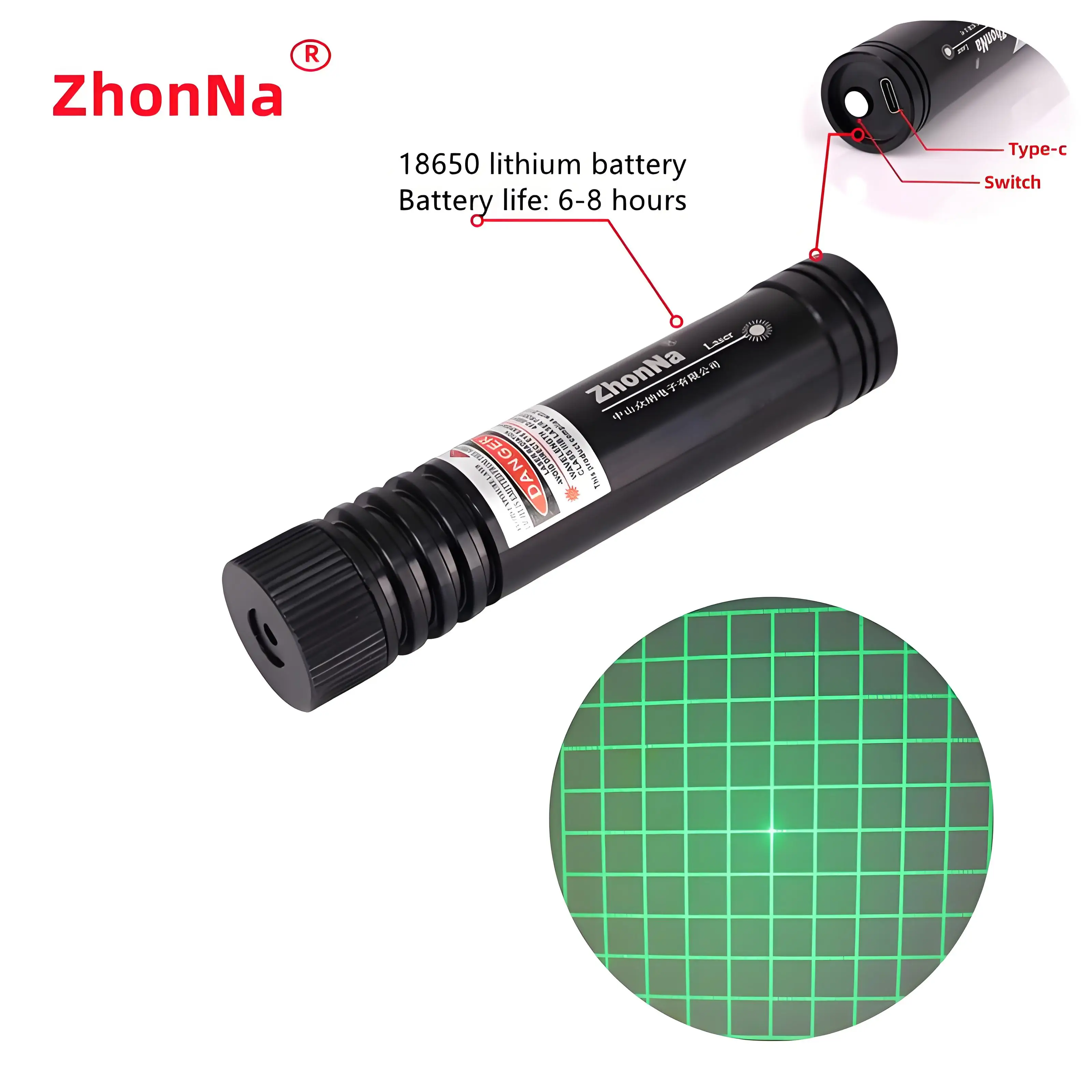 532nm35 wavelength for wood and stone cutting and positioning tools, horizontal and cross line, USB-A charging, DC5521 cable
532nm35 wavelength for wood and stone cutting and positioning tools, horizontal and cross line, USB-A charging, DC5521 cable