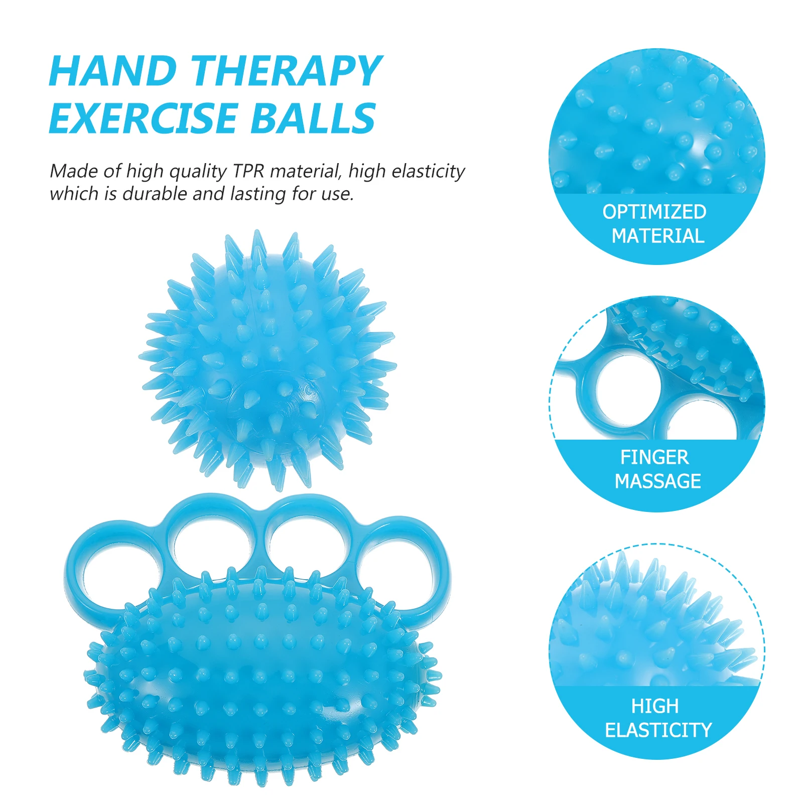 2Pcs Hand Balls TPR Massage Squeezer Blue Color Finger Wrist Strength Balls Fitness Rehab Accessory
2Pcs Hand Balls TPR Massage Squeezer Blue Color Finger Wrist Strength Balls Fitness Rehab Accessory