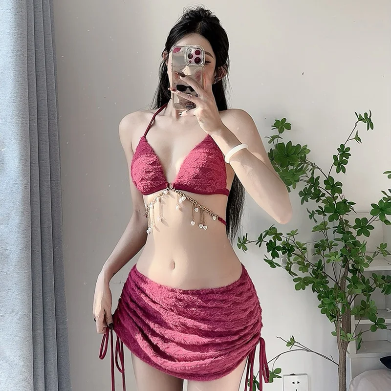 2025 Sexy 2-Piece Bikini Cover Up Women'S Swimsuit High Waisted Mankini Figure Set Korean Beach Swimwear Swimming Pool Hot Suit
2025 Sexy 2-Piece Bikini Cover Up Women'S Swimsuit High Waisted Mankini Figure Set Korean Beach Swimwear Swimming Pool Hot Suit