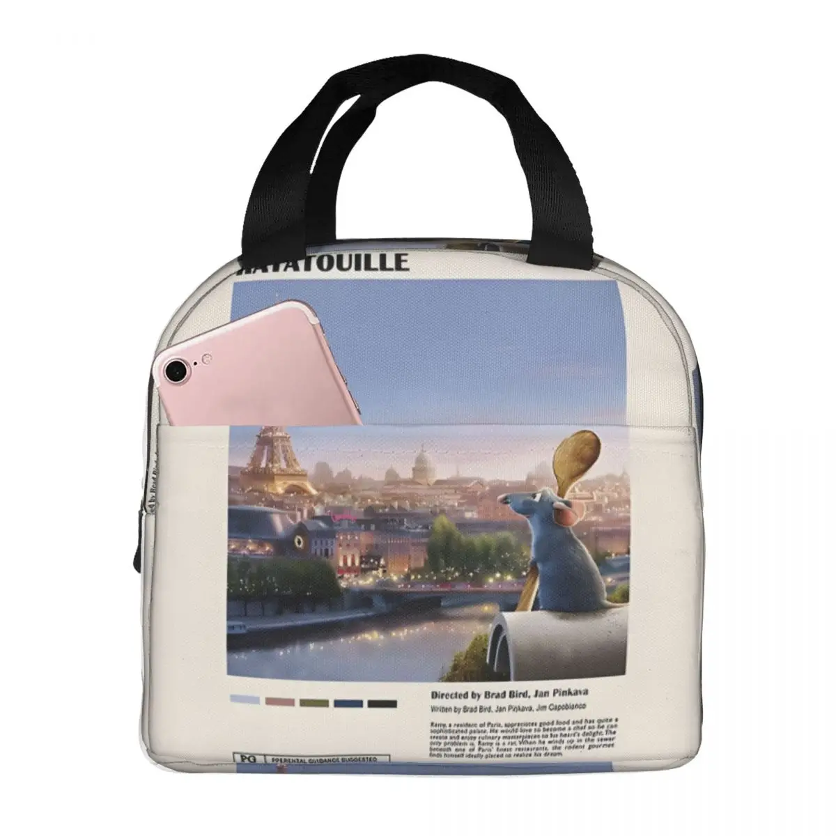 New Food Box Animation Movie Print Poster Leakproof Insulated Disney Ratatouille Weekend Picnic Lunch Bag For Men Kid
New Food Box Animation Movie Print Poster Leakproof Insulated Disney Ratatouille Weekend Picnic Lunch Bag For Men Kid