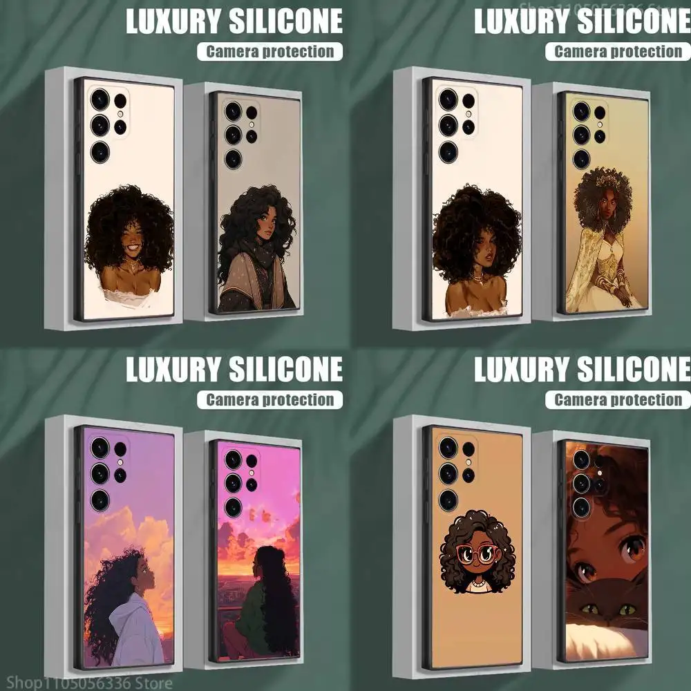 Afro Black Girl Cute Cartoon Phone Case For Samsung S25,S24,S23,S22,S21,S20,S10,Ultra,Plus,Lite,FE,Soft Silicone Black Cover
Afro Black Girl Cute Cartoon Phone Case For Samsung S25,S24,S23,S22,S21,S20,S10,Ultra,Plus,Lite,FE,Soft Silicone Black Cover