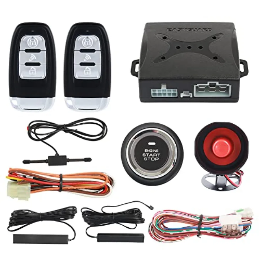 EC003 Smart Key PKE Passive Keyless Entry Car Alarm System Push Start Button Remote Engine Start Remote Trunk Release DC12V
EC003 Smart Key PKE Passive Keyless Entry Car Alarm System Push Start Button Remote Engine Start Remote Trunk Release DC12V