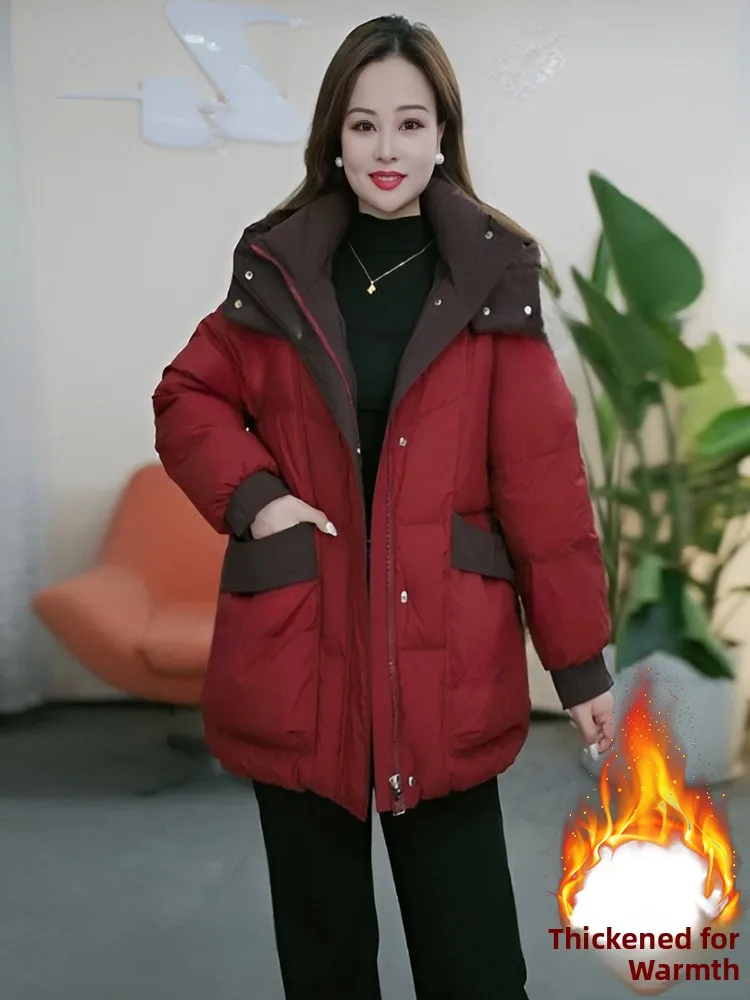 Модная утепленная хлопковая куртка для женщин: новая зимняя свободная универсальная теплая короткая хлопковая куртка-пальто для похудения
Модная утепленная хлопковая куртка для женщин: новая зимняя свободная универсальная теплая короткая хлопковая куртка-пальто для похудения