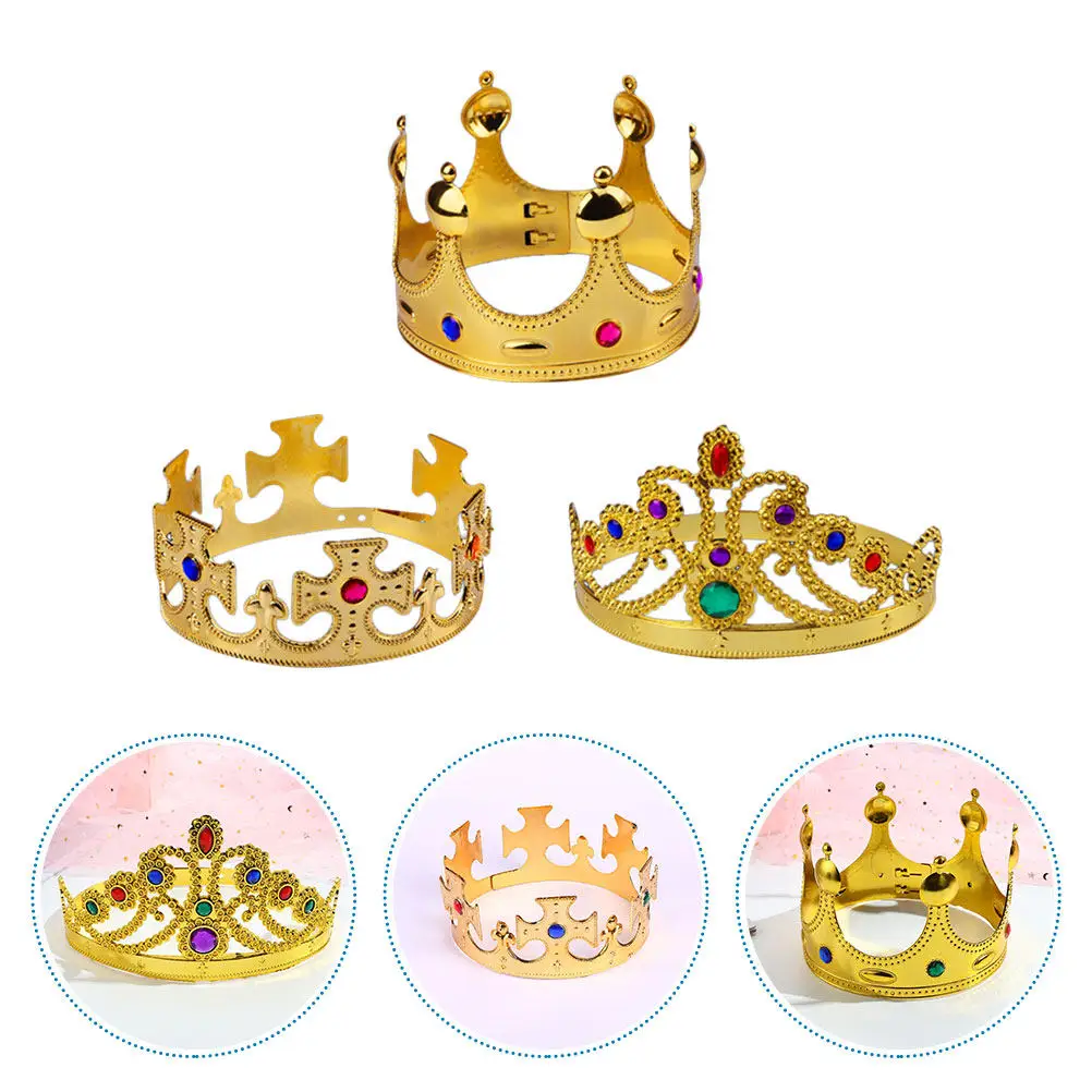 3Pcs Kids Party Crown Crown Headband for Birthday Events Little Girl Tiara Headdress Performance Prop
3Pcs Kids Party Crown Crown Headband for Birthday Events Little Girl Tiara Headdress Performance Prop