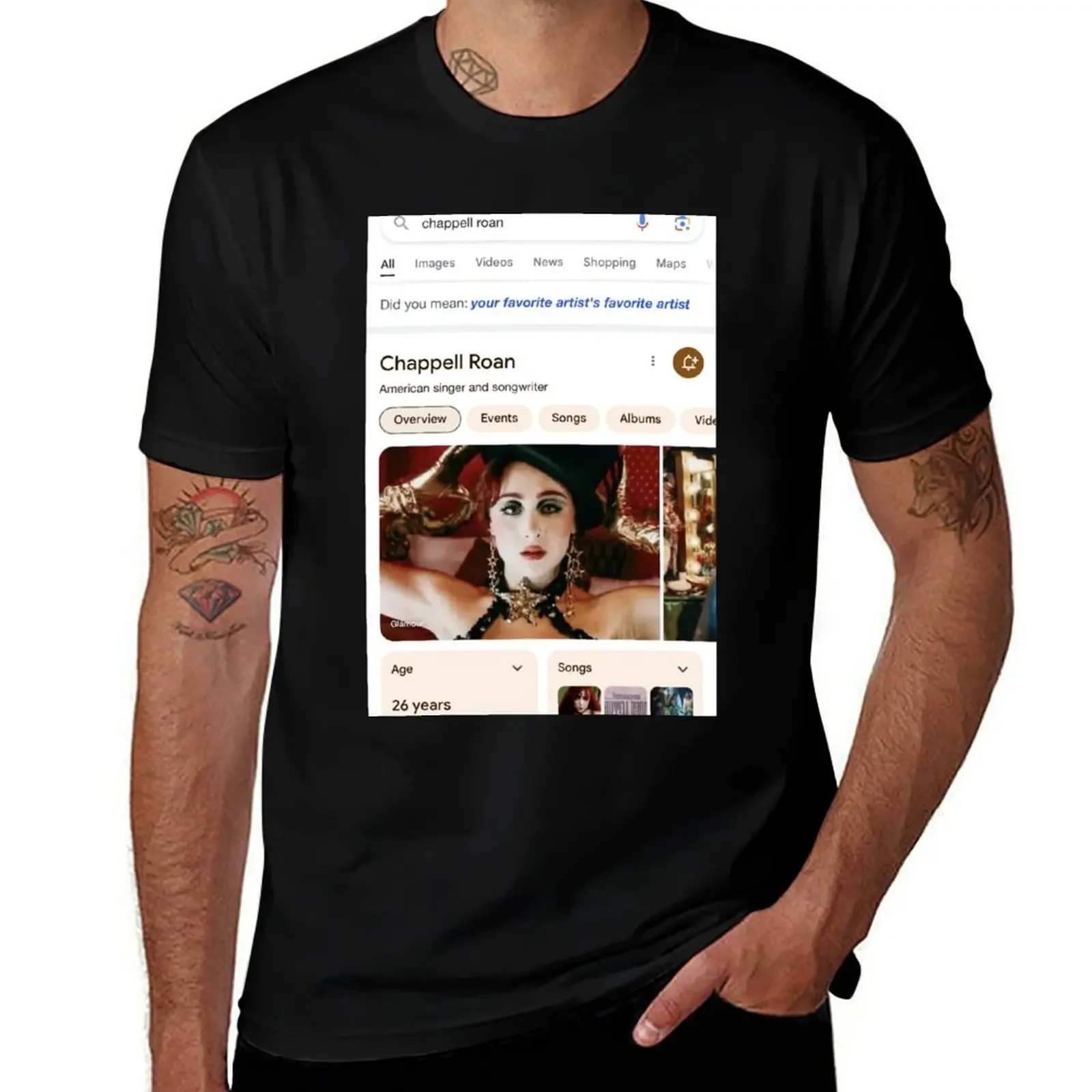 Chappell Roan, Your Favorite Artist's Favorite Artist T-Shirt cotton man t-shirts new edition fashion shirts Men's t-shirt
Chappell Roan, Your Favorite Artist's Favorite Artist T-Shirt cotton man t-shirts new edition fashion shirts Men's t-shirt