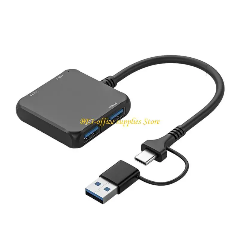 A9LC USB C+USB HUB 4 Port USB Splitter Extended 2xusb2.0+1xusb3.0+1xType C Адаптер для таблеток для клавиатур ПК.
A9LC USB C+USB HUB 4 Port USB Splitter Extended 2xusb2.0+1xusb3.0+1xType C Адаптер для таблеток для клавиатур ПК.