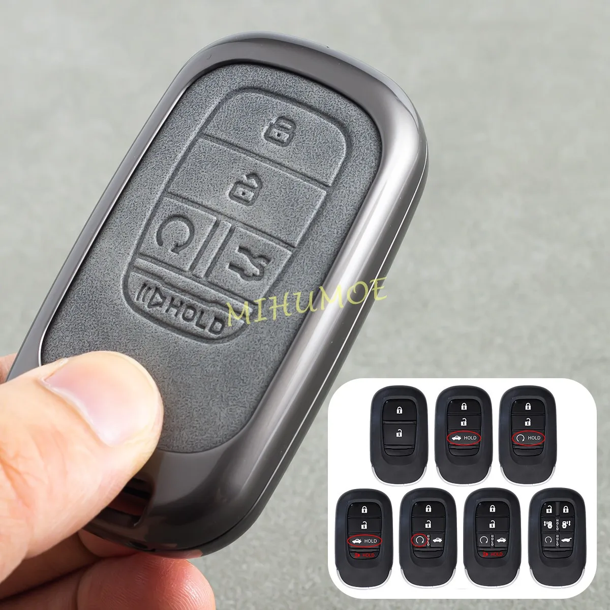 Alloy + Leather Car Key Case Cover Shell Fob For 2022-2026 Honda Vezel Civic Accord Pilot CR-V HR-V ZR-V Odyssey Passport
Alloy + Leather Car Key Case Cover Shell Fob For 2022-2026 Honda Vezel Civic Accord Pilot CR-V HR-V ZR-V Odyssey Passport