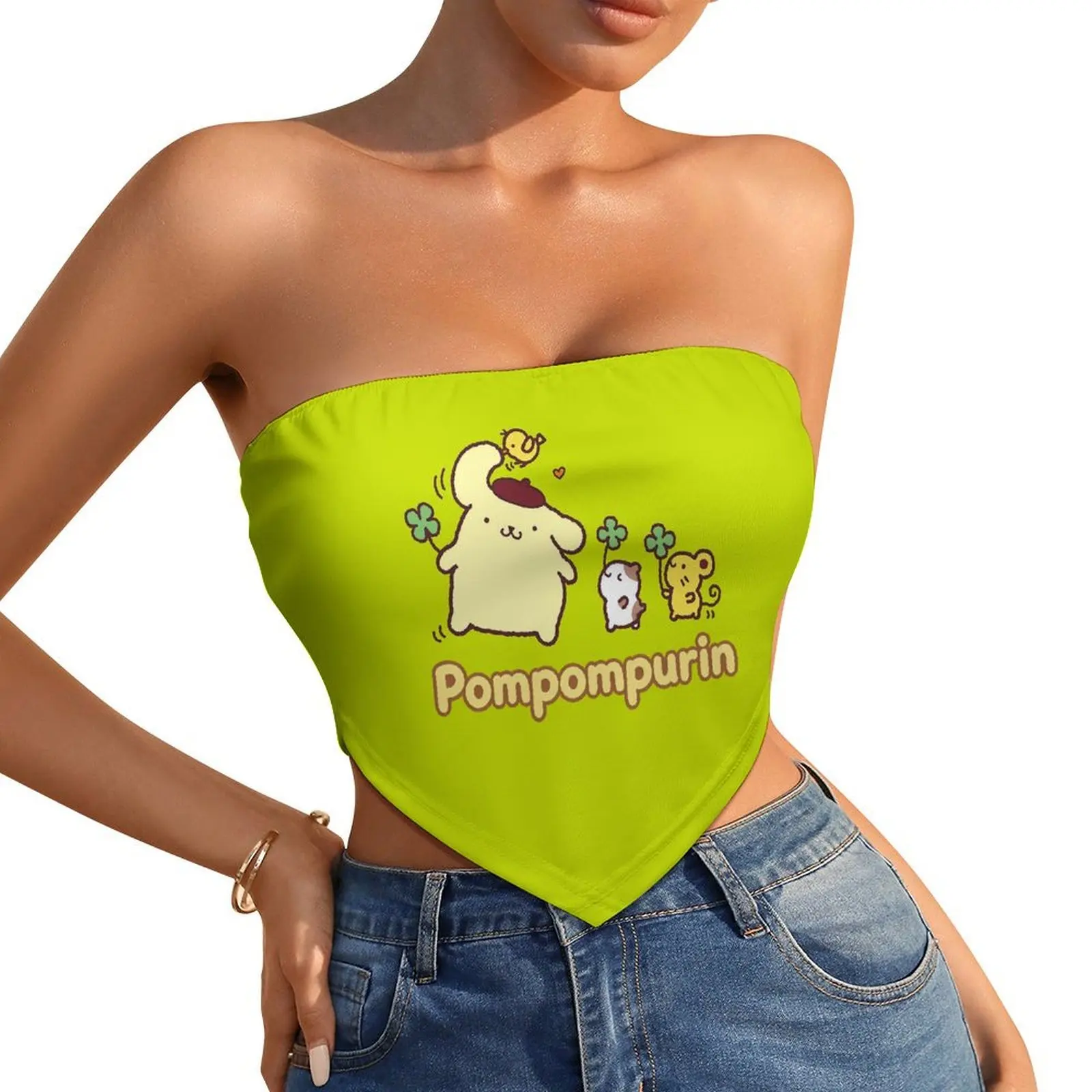 Pompompurin Bandeau Woman Sanrio Tube Tops Sexy Bra Top Party Bustier
Pompompurin Bandeau Woman Sanrio Tube Tops Sexy Bra Top Party Bustier