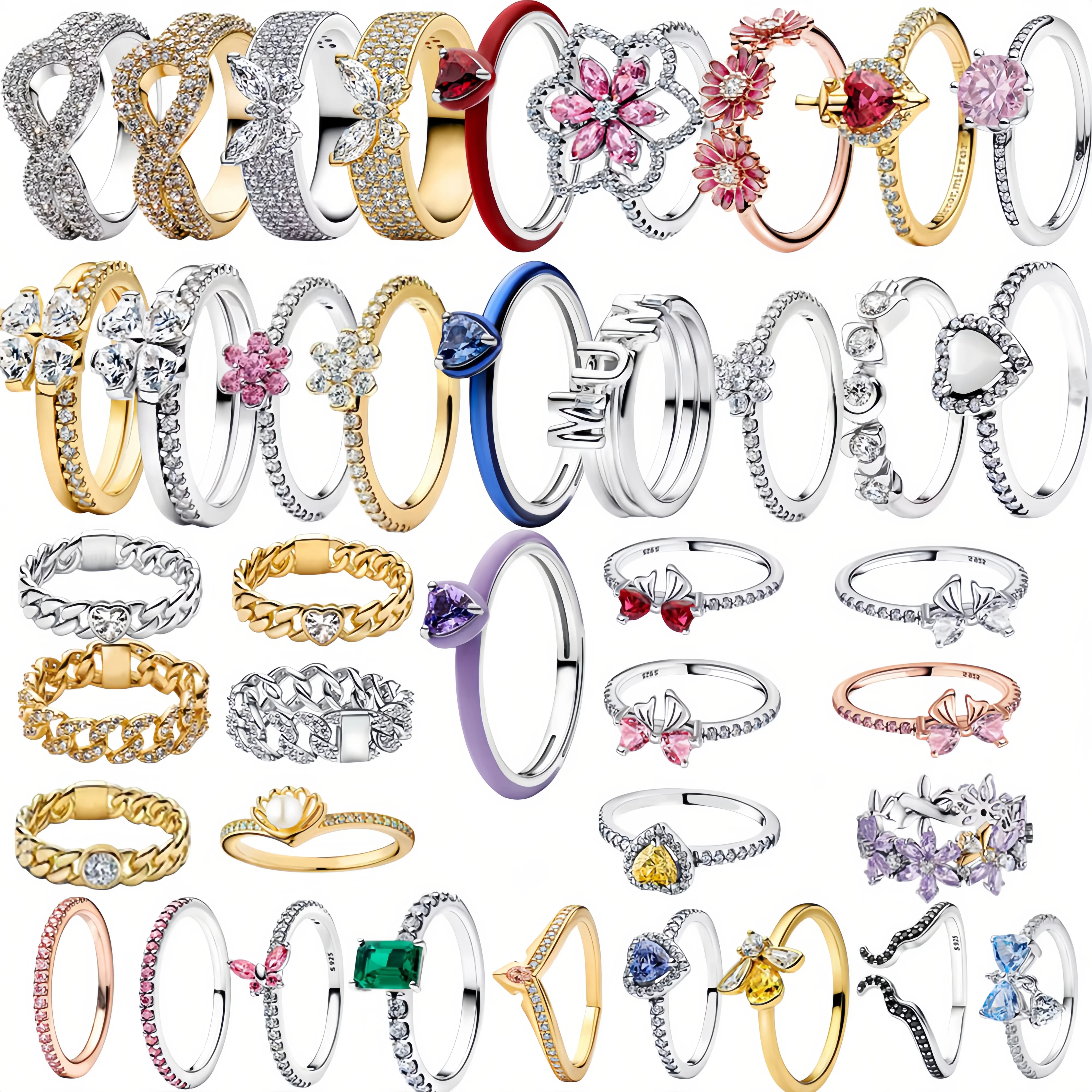 2026 New 925 Silver Clover Letter Love Flower Women's Ring Wedding Party Fashion Gift Jewelry
2026 New 925 Silver Clover Letter Love Flower Women's Ring Wedding Party Fashion Gift Jewelry