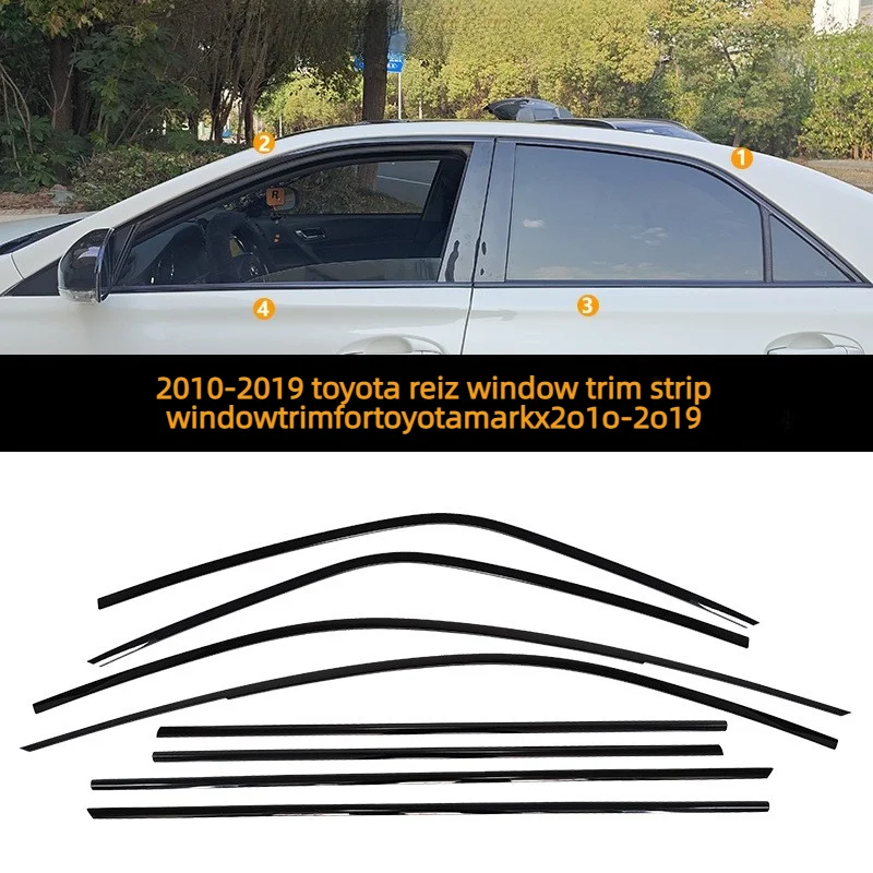 2004-2024 For Toyota Reiz Window Trim Modification Camry And Avalon Black Shiny Chrome Strips
2004-2024 For Toyota Reiz Window Trim Modification Camry And Avalon Black Shiny Chrome Strips