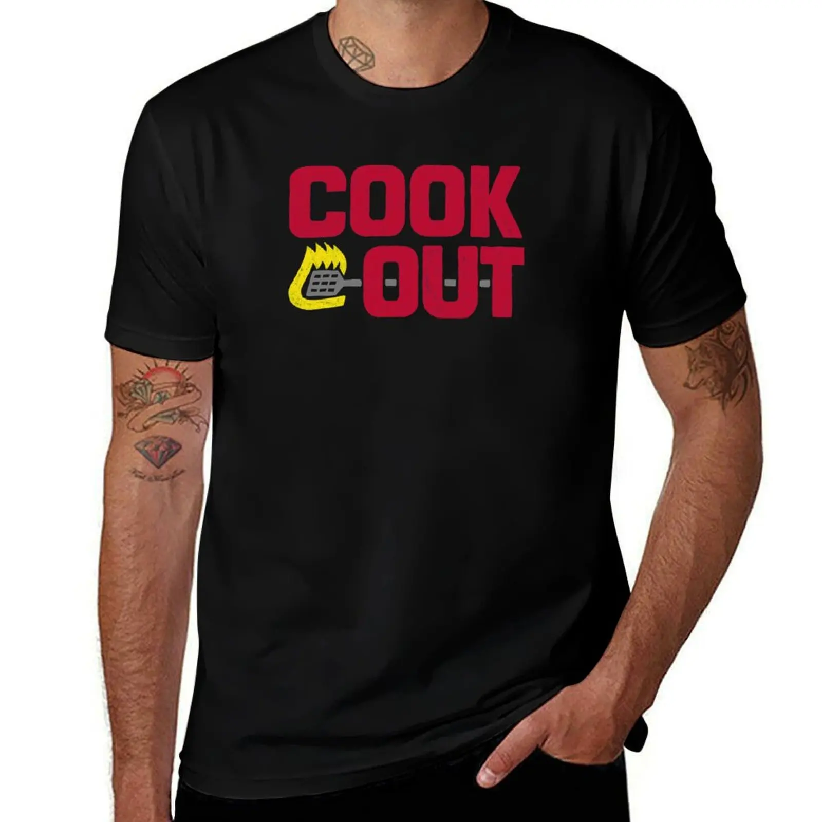 Cookout - Vintage Chalk Texture - Red & Gray T-Shirt blanks anime tshirt oversized t shirt anime shirts men
Cookout - Vintage Chalk Texture - Red & Gray T-Shirt blanks anime tshirt oversized t shirt anime shirts men