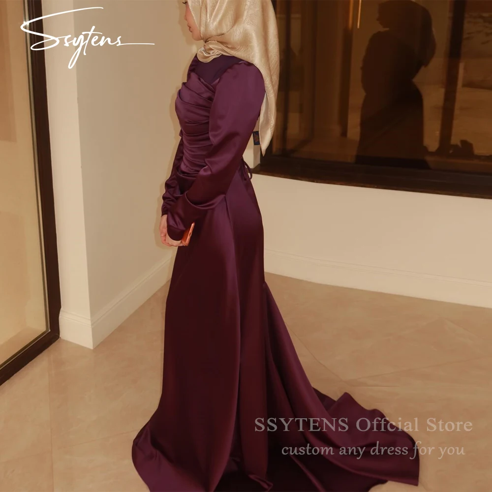 SSYTENS Elegant Modest Evening Dresses Long Sleeves Formal Party Gowns for Women Floor-Length Wedding Guest Prom Gown Customized
SSYTENS Elegant Modest Evening Dresses Long Sleeves Formal Party Gowns for Women Floor-Length Wedding Guest Prom Gown Customized