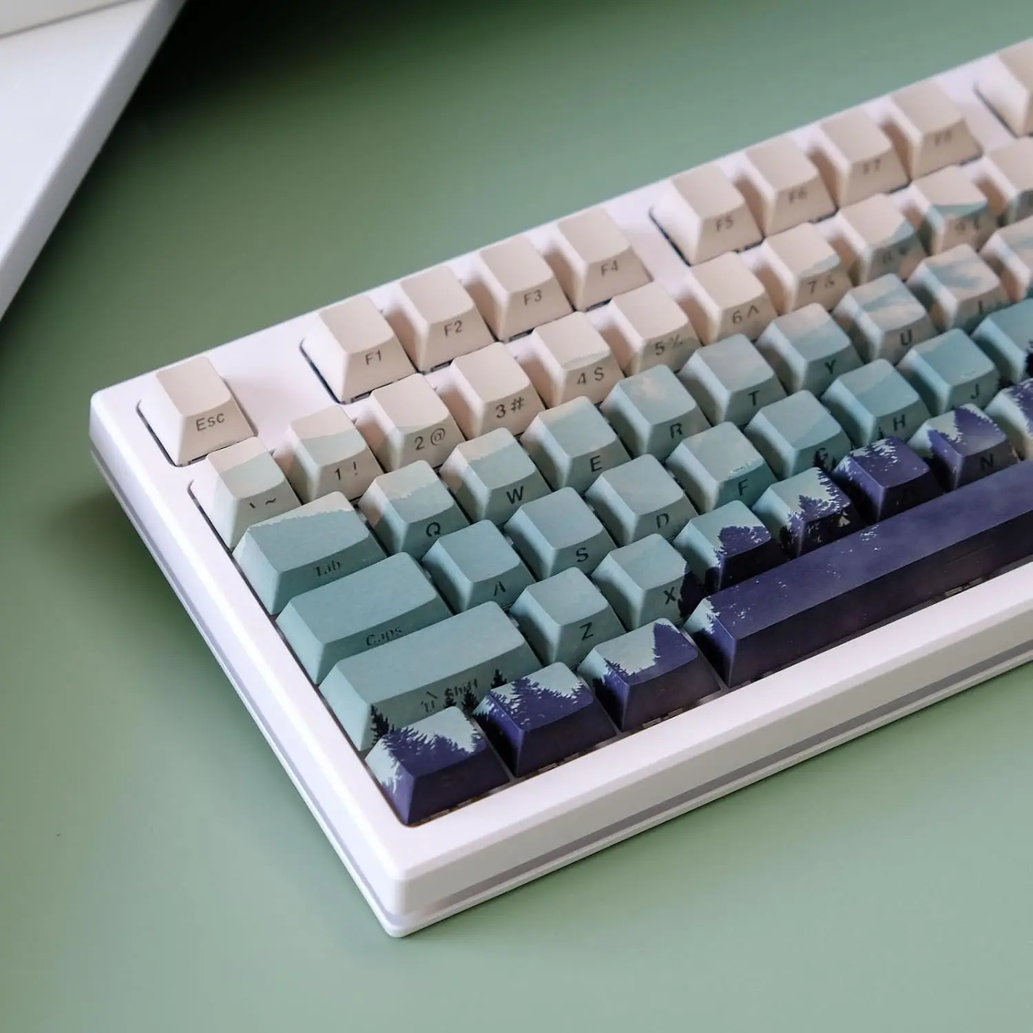 Side Print Shine Through Cherry Profile PBT Custom Keycap for Mechanical Gaming Keyboard, 135 Keys, Dye Sublimation
Side Print Shine Through Cherry Profile PBT Custom Keycap for Mechanical Gaming Keyboard, 135 Keys, Dye Sublimation
