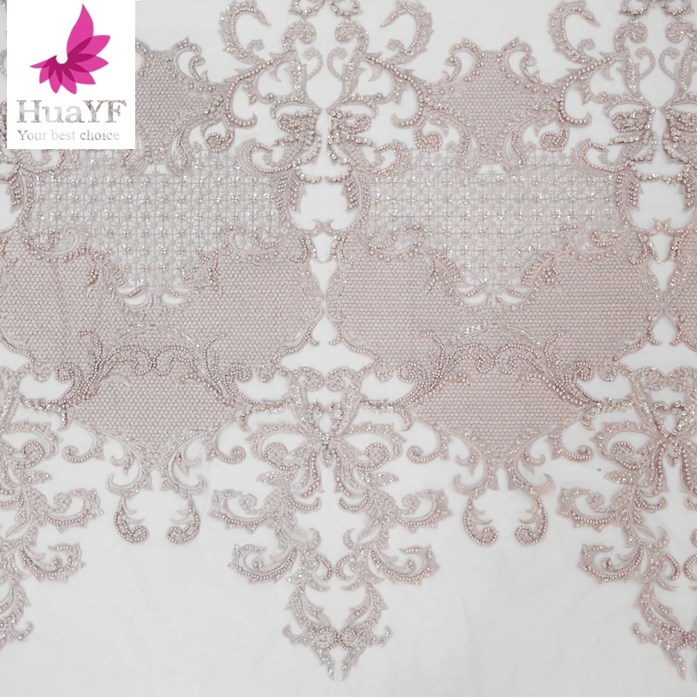 DIY Handmade Luxury French Heavy Beaded Sequence Lace High Density Embroidery Dress Fabric 1 yard HY1096
DIY Handmade Luxury French Heavy Beaded Sequence Lace High Density Embroidery Dress Fabric 1 yard HY1096