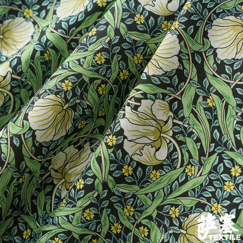 100% хлопковая поплиновая ткань высокой плотности Liberty, серия William Morris, оригинальная ткань с цифровым принтом
100% хлопковая поплиновая ткань высокой плотности Liberty, серия William Morris, оригинальная ткань с цифровым принтом
