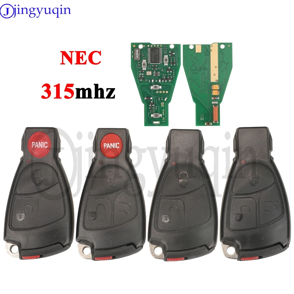 jingyuqin 315Mhz 2/3 Buttons NEC Remote Key Fob For Mercedes Benz B C E ML S CLK CL 3B 3BT Complte Control Key 1996-2006
jingyuqin 315Mhz 2/3 Buttons NEC Remote Key Fob For Mercedes Benz B C E ML S CLK CL 3B 3BT Complte Control Key 1996-2006