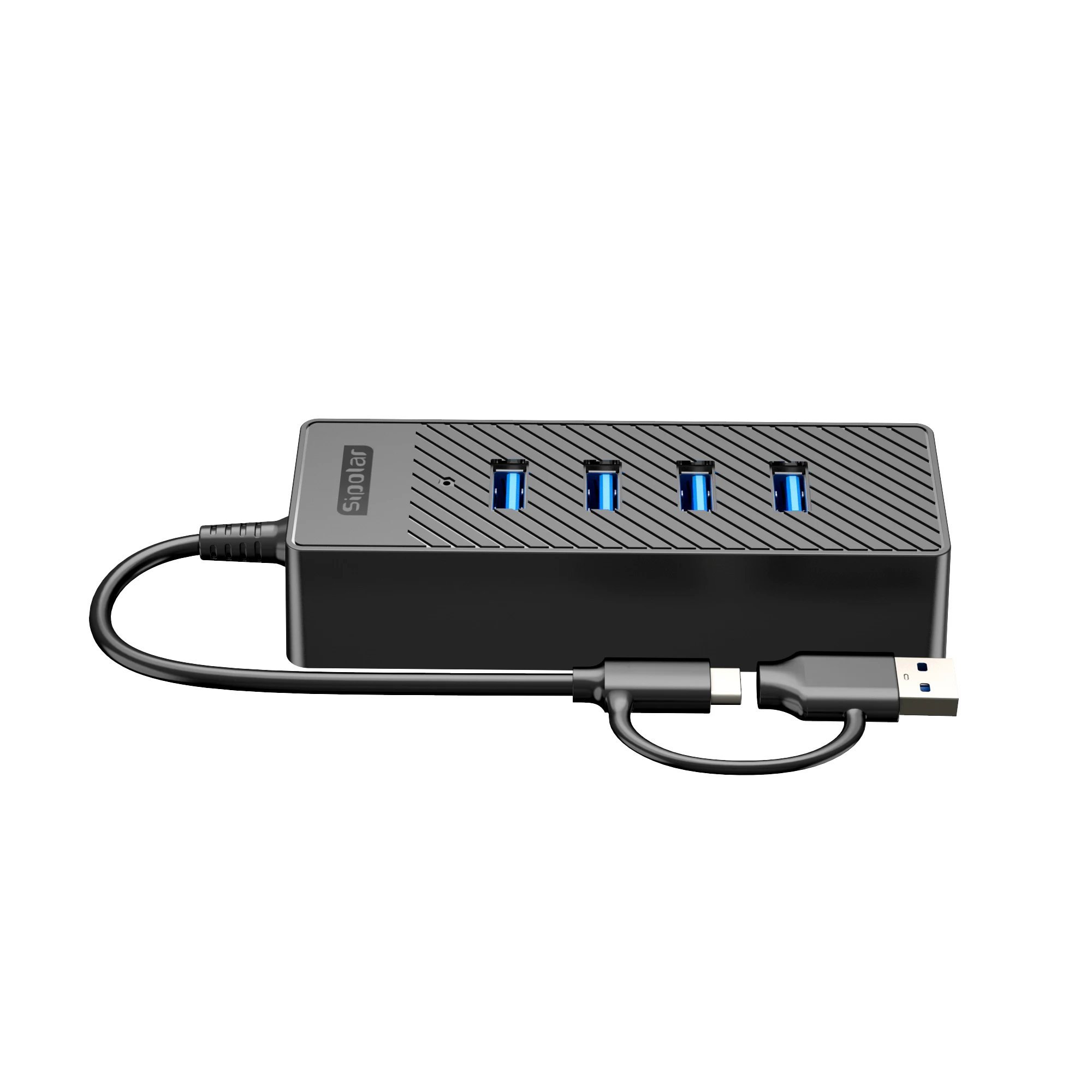 Portable 4-Port USB 3.0 Hub High-Speed 5Gbps with Blue Indicator for Easy Use
Portable 4-Port USB 3.0 Hub High-Speed 5Gbps with Blue Indicator for Easy Use