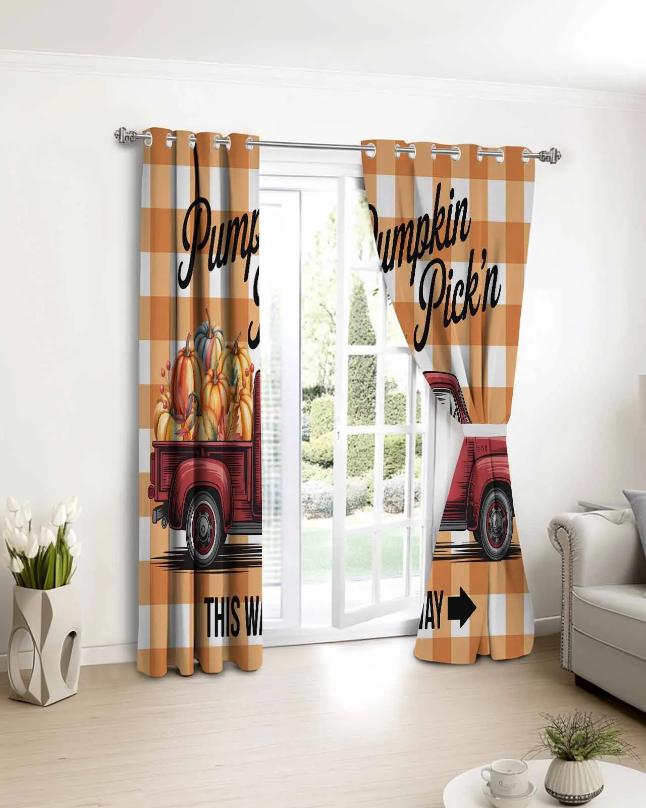 Pumpkin Car Thanksgiving Curtains For Kitchen Bedroom Window Treatment Curtains for Living Room Home Decor Drapes
Pumpkin Car Thanksgiving Curtains For Kitchen Bedroom Window Treatment Curtains for Living Room Home Decor Drapes