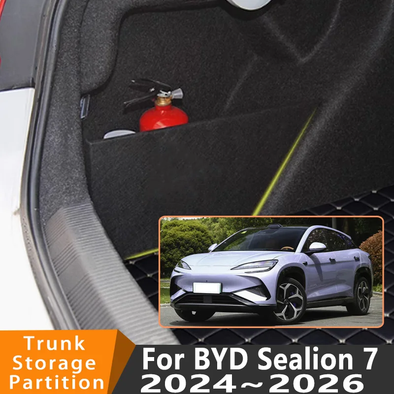 Auto Accessories For BYD Sealion 7 2024~2026 2025 Car Organizer Thickening Trunk Side Partition Trunk Interior Storage Box Parts
Auto Accessories For BYD Sealion 7 2024~2026 2025 Car Organizer Thickening Trunk Side Partition Trunk Interior Storage Box Parts