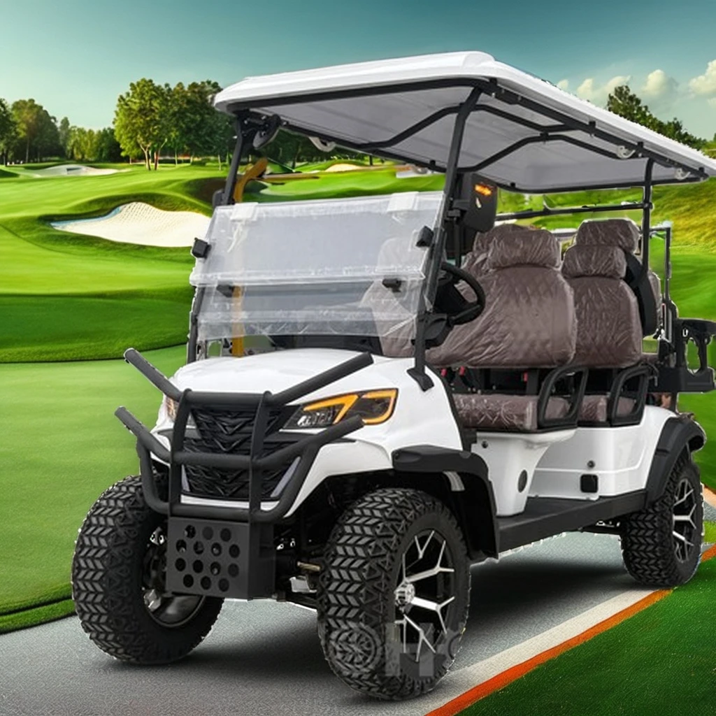 High Quality White 6 Seater Hunting Electric Golf Car Golf Buggy
High Quality White 6 Seater Hunting Electric Golf Car Golf Buggy