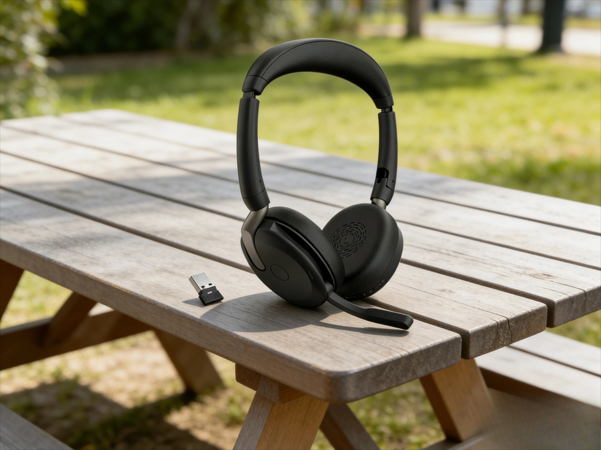 Популярная беспроводная стереогарнитура Evolve2 65 Flex - Bluetooth, технология ClearVoice с шумоподавлением и гибридным ANC - работает с различными устройствами
Популярная беспроводная стереогарнитура Evolve2 65 Flex - Bluetooth, технология ClearVoice с шумоподавлением и гибридным ANC - работает с различными устройствами