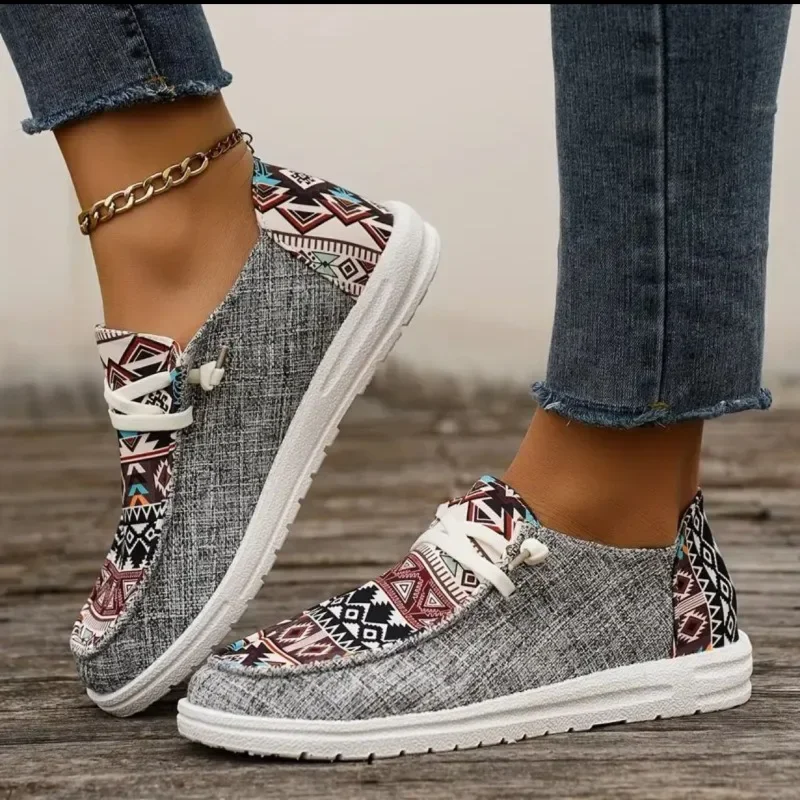 Simple Womens Casual Flats Lace-up Canvas Women's Loafers 2024 Autumn Shoes for Women Hot Women Casual Shoes Zapatillas De Mujer
Simple Womens Casual Flats Lace-up Canvas Women's Loafers 2024 Autumn Shoes for Women Hot Women Casual Shoes Zapatillas De Mujer