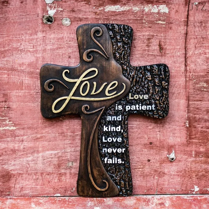 High Quality Religious Carved Wooden Cross Art Love Spiritual Wall Sign Desktop Decor
High Quality Religious Carved Wooden Cross Art Love Spiritual Wall Sign Desktop Decor