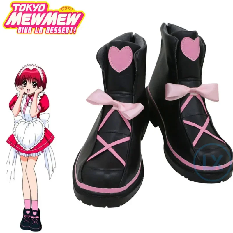 Anime Tokyo Mew Mew Momomiya Ichigo Black Lolita Shoes Boots Halloween Cosplay Costume Accessories Props 35-48 women men wig
Anime Tokyo Mew Mew Momomiya Ichigo Black Lolita Shoes Boots Halloween Cosplay Costume Accessories Props 35-48 women men wig