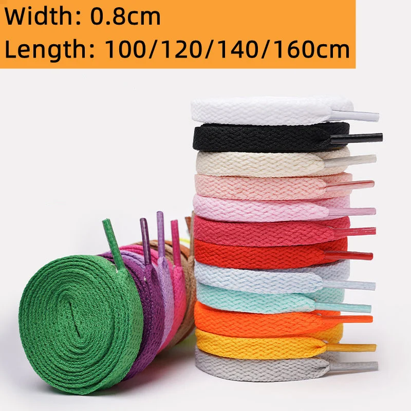 1pair Flat Shoelaces High Quaity Solid Color Black White Shoe Strings High-top Sneaker Casual Canvas Basketball Shoe Laces
1pair Flat Shoelaces High Quaity Solid Color Black White Shoe Strings High-top Sneaker Casual Canvas Basketball Shoe Laces