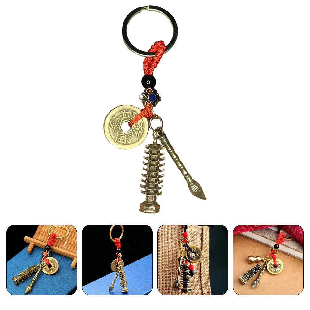 Gifts Keychain Pendant Brass Cash Ring Vintage Chinese Backpack Hanging Ornament Bag Decor Student
Gifts Keychain Pendant Brass Cash Ring Vintage Chinese Backpack Hanging Ornament Bag Decor Student