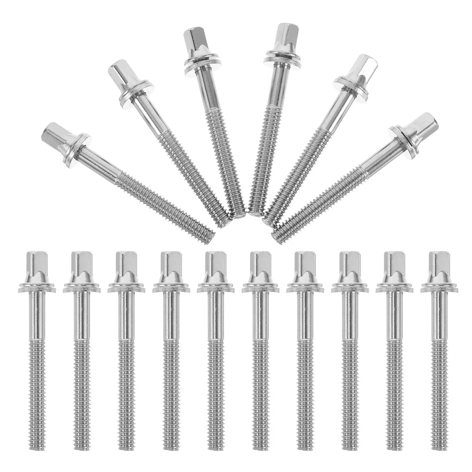 18Pcs M5x45mm Tension Rods for Drums Drum Kit Hardware Replacement Screws Stable Sound Quality Easy Maintenance Drum Percussion
18Pcs M5x45mm Tension Rods for Drums Drum Kit Hardware Replacement Screws Stable Sound Quality Easy Maintenance Drum Percussion