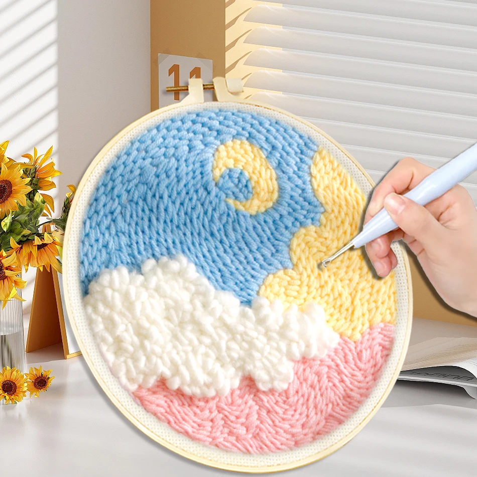 CHENISTORY Punch Needle Kits For Adults Poking Embroidery kit for Beginners Punch Needle kit Includes All Tools and Materials
CHENISTORY Punch Needle Kits For Adults Poking Embroidery kit for Beginners Punch Needle kit Includes All Tools and Materials