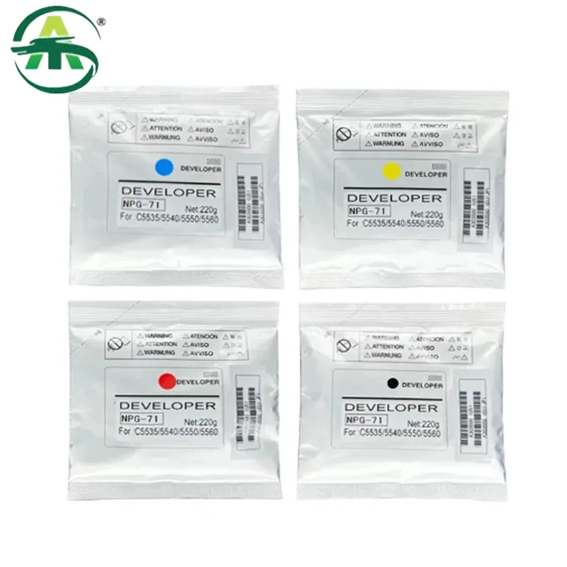 1Set/4Pcs NPG71 G71 Developer for Canon C5535 C5540 C5550 C5560 Highly Stable Developer Powder 220g/bag
1Set/4Pcs NPG71 G71 Developer for Canon C5535 C5540 C5550 C5560 Highly Stable Developer Powder 220g/bag