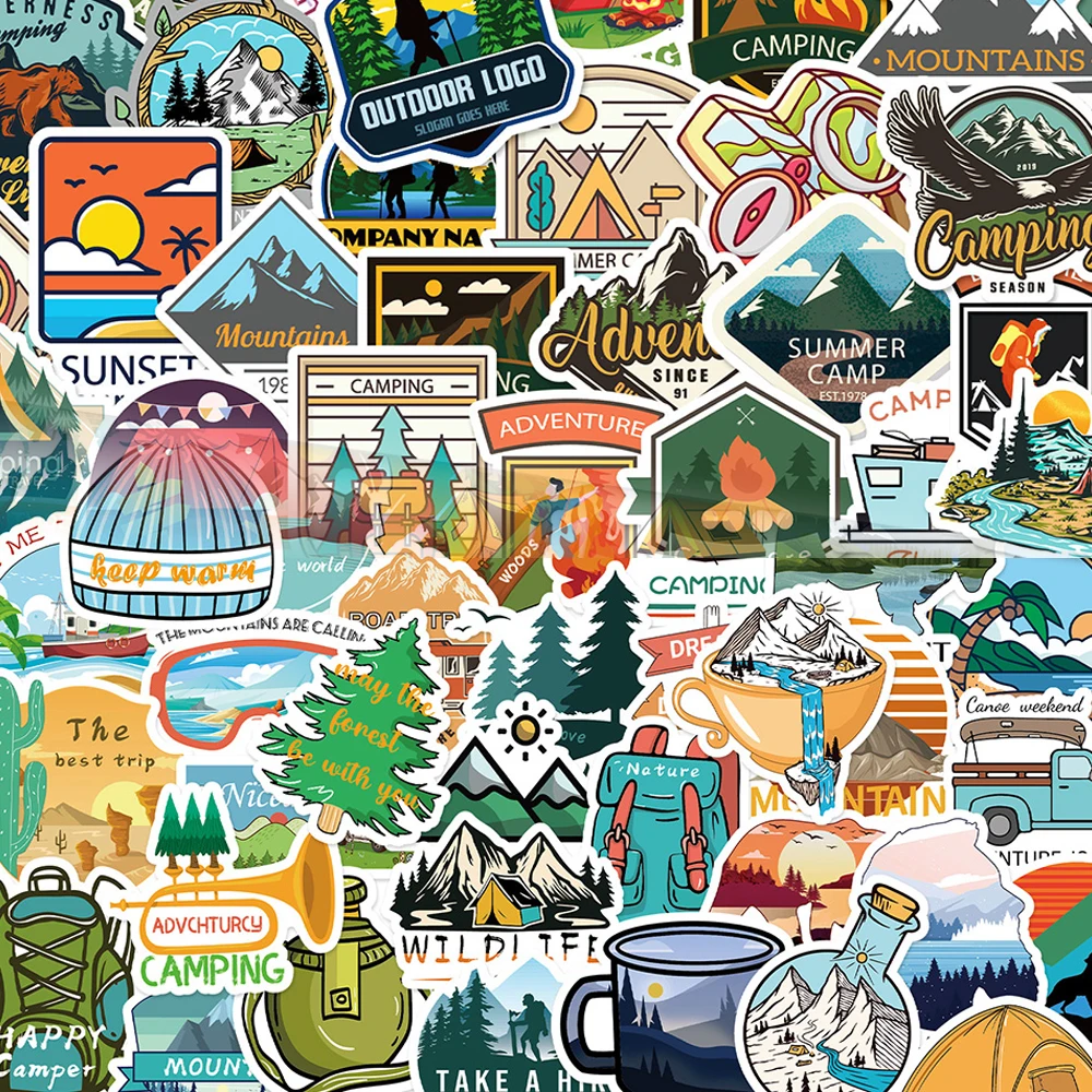10/30/50/100pcs Cartoon Forest Camping Hiking Stickers Outdoor Travel Beautiful Scenery Decals for Phone Laptop Suitcase Sticker
10/30/50/100pcs Cartoon Forest Camping Hiking Stickers Outdoor Travel Beautiful Scenery Decals for Phone Laptop Suitcase Sticker