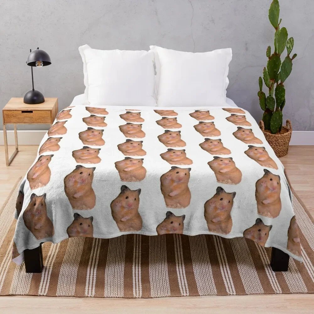 Hamster peace sign meme Throw Blanket All Weather Soft Throw Blanket for Sofa
Hamster peace sign meme Throw Blanket All Weather Soft Throw Blanket for Sofa