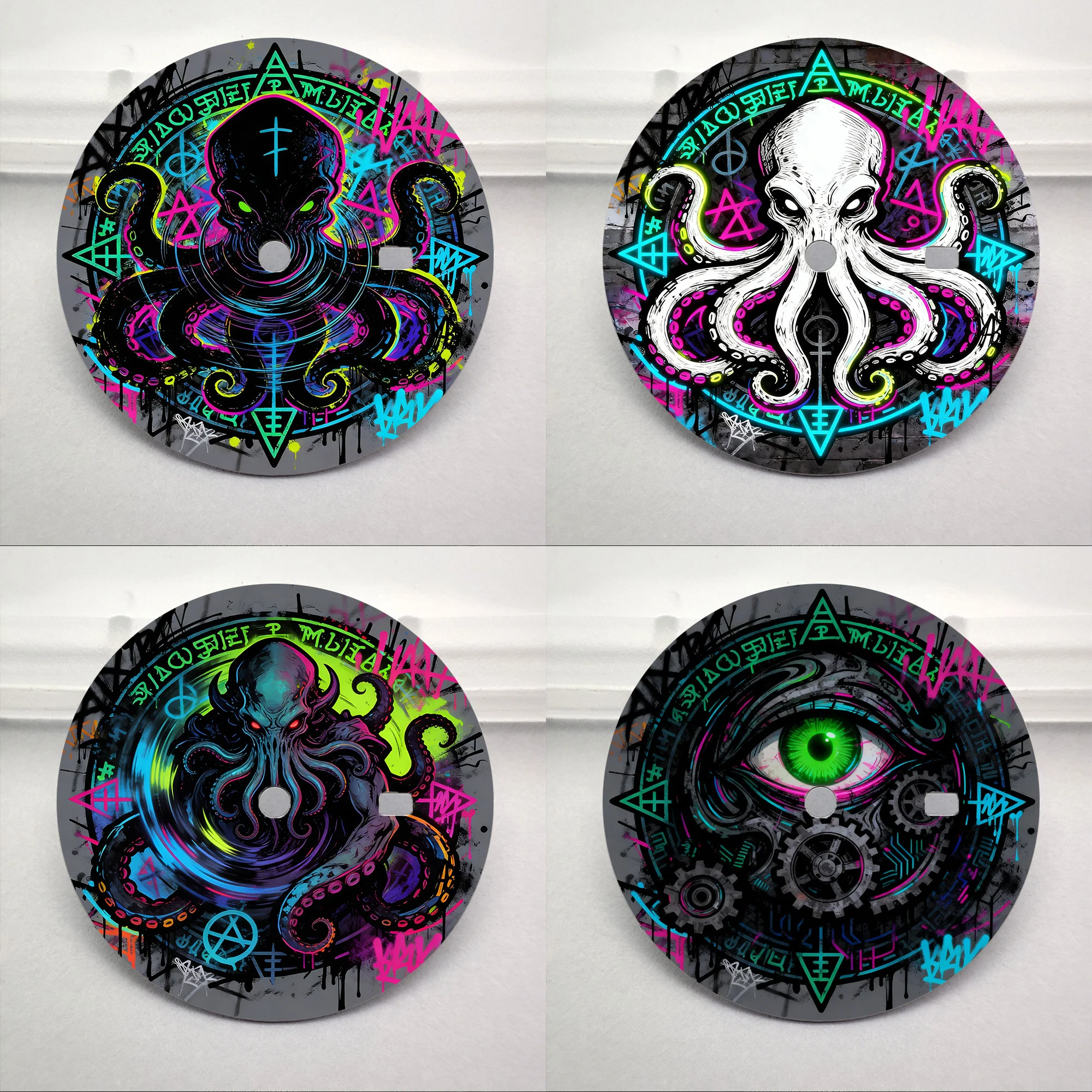 NH35 dial Cthulhu Mythos style Creative Dial for NH34 NH35 Movement Watch accessory replacement parts 28.5mm Men's watch dial
NH35 dial Cthulhu Mythos style Creative Dial for NH34 NH35 Movement Watch accessory replacement parts 28.5mm Men's watch dial