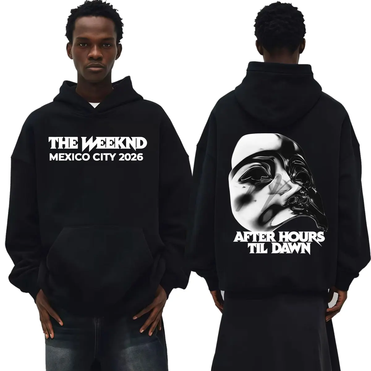 The Weeknd After Hours Til Dawn Europe 2026 Tour Sweatshirt Men's Fashion Retro Gothic Hooded Bodywarmer Fleece Oversized Hoodie
The Weeknd After Hours Til Dawn Europe 2026 Tour Sweatshirt Men's Fashion Retro Gothic Hooded Bodywarmer Fleece Oversized Hoodie