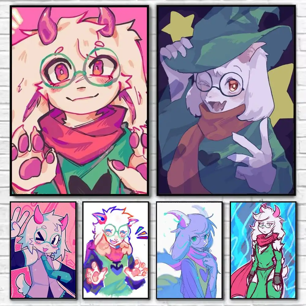 D-Deltarune R-Ralsei Poster Self-adhesive Art Waterproof Paper Sticker Coffee House Bar Room Wall Decor
D-Deltarune R-Ralsei Poster Self-adhesive Art Waterproof Paper Sticker Coffee House Bar Room Wall Decor