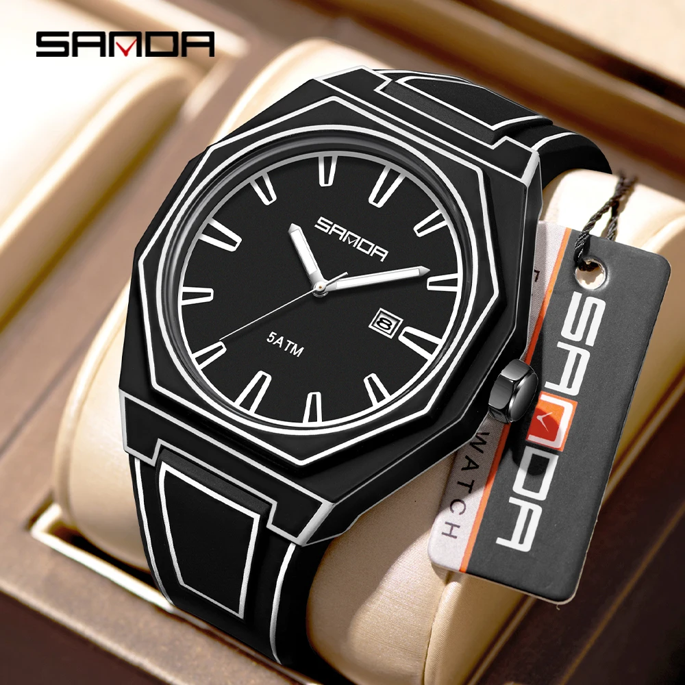 SANDA 9090 Manga Style Quartz Watch Octagonal Case 5ATM Waterproof+Luminous Calendar Trendy Personalized Men's and Women's Watch
SANDA 9090 Manga Style Quartz Watch Octagonal Case 5ATM Waterproof+Luminous Calendar Trendy Personalized Men's and Women's Watch